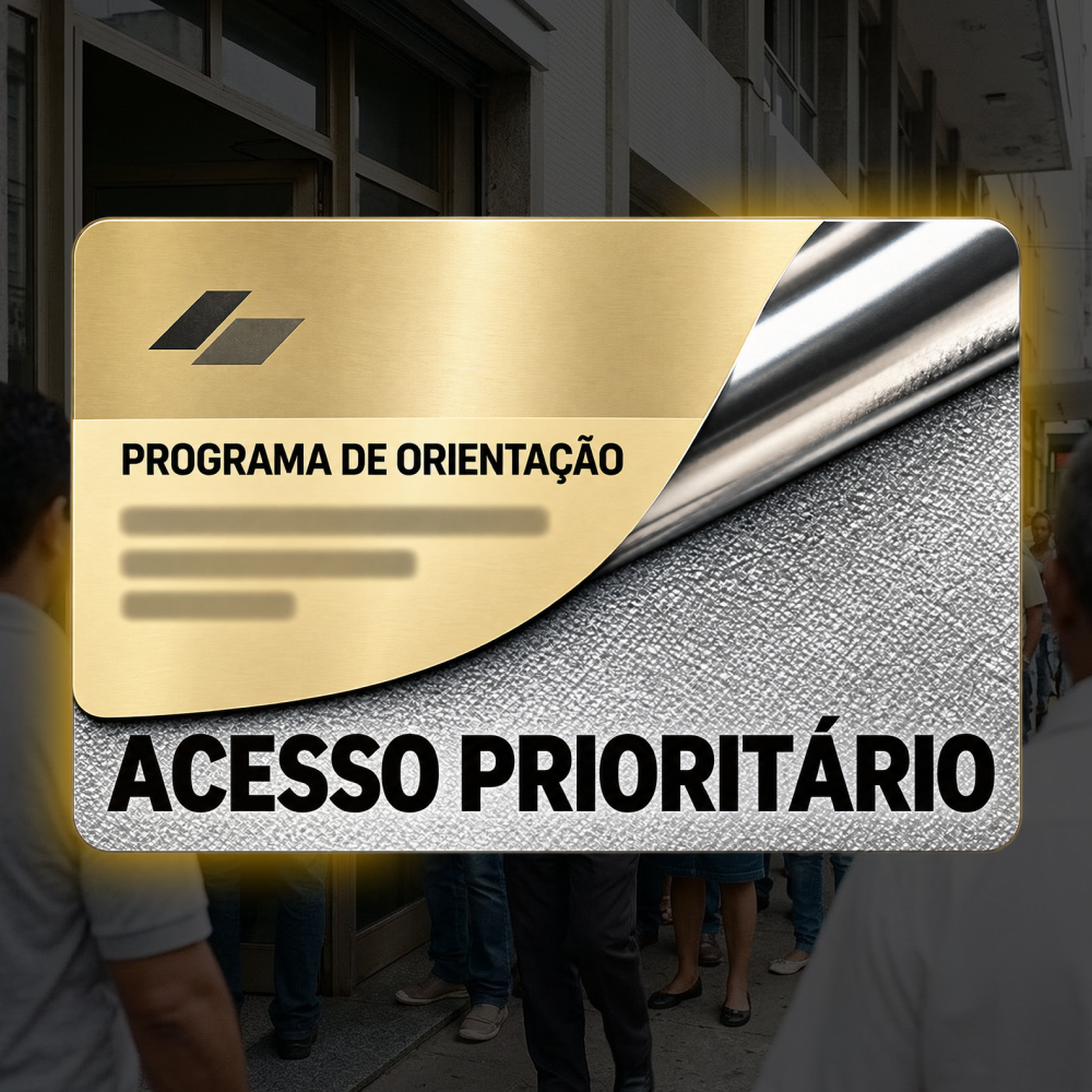 Representação visual do acesso ao formato Consulta inicial de desenvolvimento profissional, item 1 do programa privado