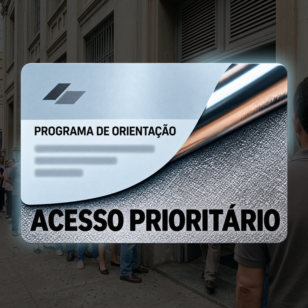 Representação visual do acesso ao formato Acompanhamento para escolha de curso ou formação, item 4 do programa privado